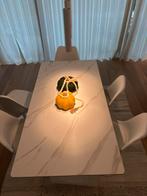 Tafel met stoelen, Huis en Inrichting, Ophalen of Verzenden, Zo goed als nieuw, Modern, 4 tot 6 stoelen