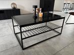 Salontafel metaal/marmerlook, Huis en Inrichting, Tafels | Salontafels, Ophalen, Gebruikt, Metaal