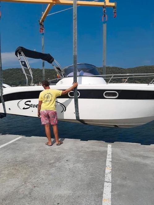 Saver750WA met mercury 250pk, Watersport en Boten, Vis- en Consoleboten, Zo goed als nieuw, 70 pk of meer, 6 meter of meer, Benzine