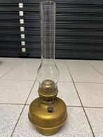 Vintage koperen petroleumlamp, Ophalen of Verzenden