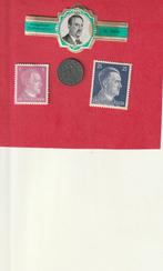 lot van 4 stuks van Hitler 2 postzegels niet afgestempel mun, Verzenden, Duitse Keizerrijk, Postfris
