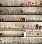 80 VERSCHILLENDE glazen Cristal Alken, Verzamelen, Biermerken, Glas of Glazen, Zo goed als nieuw, Ophalen