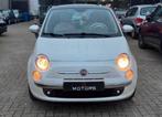 Fiat // 500 // Benzine, Auto's, Voorwielaandrijving, Zwart, Leder en Stof, Wit