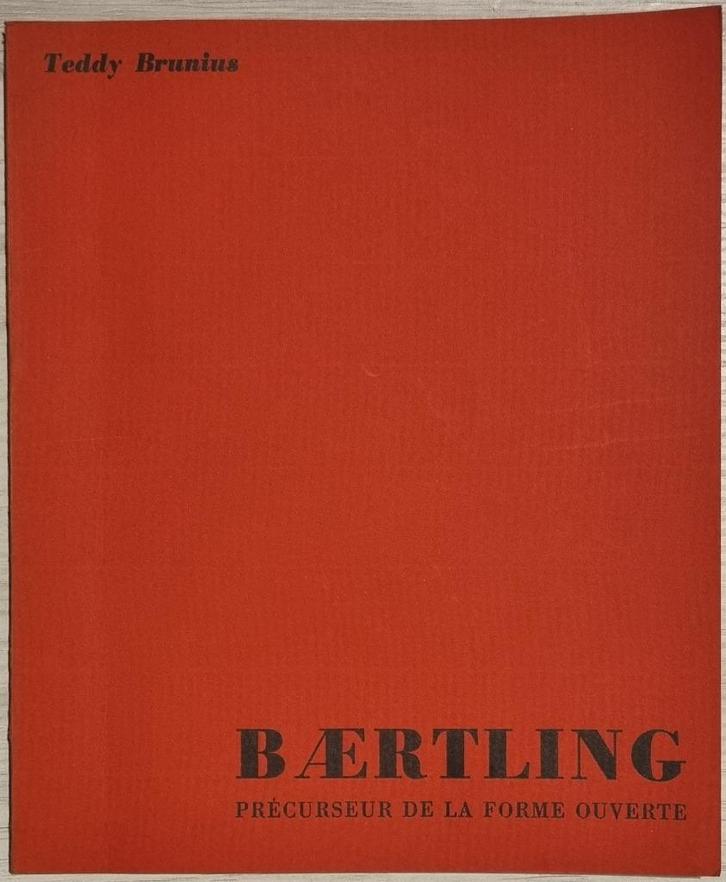 Baertling - Précurseur de la forme ouverte - 1968, Boeken, Kunst en Cultuur | Beeldend, Zo goed als nieuw, Ophalen of Verzenden