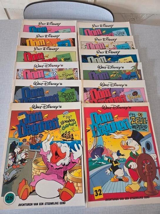 12 x Oom Dagobert, 1ste drukken., Boeken, Stripverhalen, Zo goed als nieuw, Meerdere stripboeken, Ophalen of Verzenden