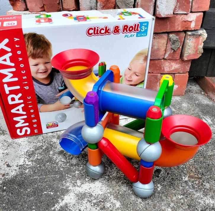 SMARTMAX Click & Roll, Kinderen en Baby's, Speelgoed | Educatief en Creatief, Zo goed als nieuw, Bouwen, Puzzelen, Ontdekken, Ophalen of Verzenden