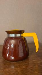 Cafetière jaune et brune Vintage, Ophalen