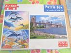 puzzel 2 x 1000stuks, Enlèvement, Plus de 1 500 pièces, Utilisé, Puzzle