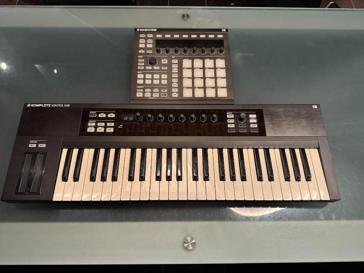 Native Instruments Komplete Kontrol S49 + Maschine MK2, Musique & Instruments, Claviers, Utilisé, 49 touches, Autres marques, Sensitif