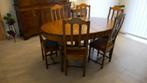 Table ovale + chaises + allonges, Maison & Meubles, Enlèvement ou Envoi