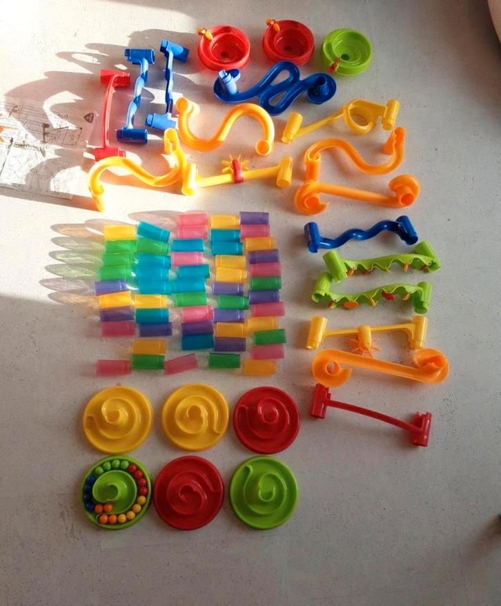 Knikkerbaan, Kinderen en Baby's, Speelgoed | Bouwstenen, Gebruikt, Ophalen