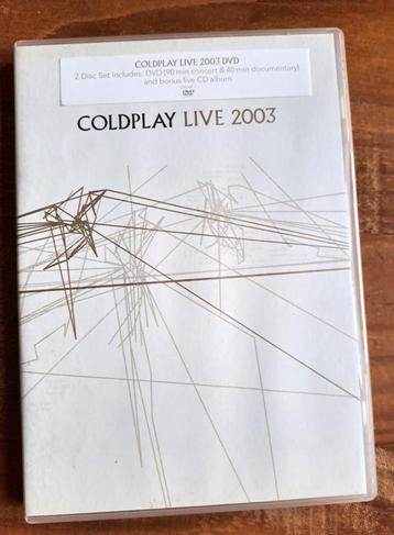 Coldplay – Live 2003 - 1 dvd  et un cd beschikbaar voor biedingen