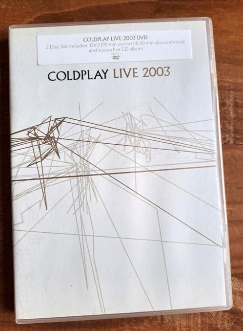 Coldplay – Live 2003 - 1 dvd  et un cd, Cd's en Dvd's, Dvd's | Muziek en Concerten, Gebruikt, Muziek en Concerten, Ophalen of Verzenden