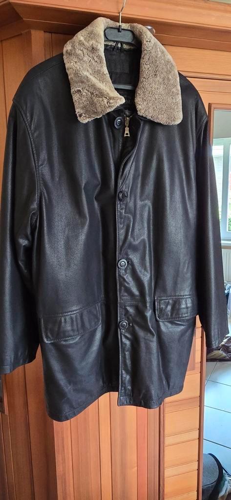 ARMA leren herenjas met bontkraag – Nieuwstaat – Maat 48, Kleding | Heren, Jassen | Winter, Zo goed als nieuw, Maat 48/50 (M)