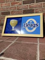 Blanche de Bruges lichtbak, Verzamelen, Biermerken, Ophalen, Gebruikt, Reclamebord, Plaat of Schild
