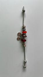 Pandora armband van 19 cm met 11 bedeltjes, Ophalen of Verzenden, Zo goed als nieuw, Goud, Pandora