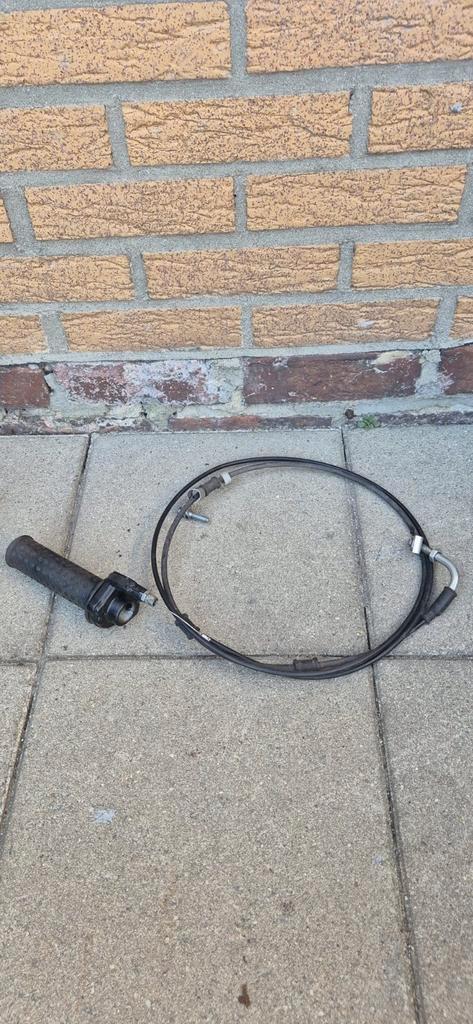 Gaskabel met hendel piaggio zip 50cc scooter, Fietsen en Brommers, Brommeronderdelen | Algemeen, Zo goed als nieuw, Carburateur