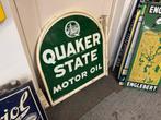 Grand panneau d'affichage QUAKER STATE, Enlèvement ou Envoi, Utilisé, Panneau publicitaire