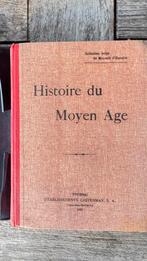 Schoolboek 1923 over de middeleeuwen in het frans, Boeken, Schoolboeken, Gelezen, Geschiedenis, Ophalen of Verzenden, Castermans
