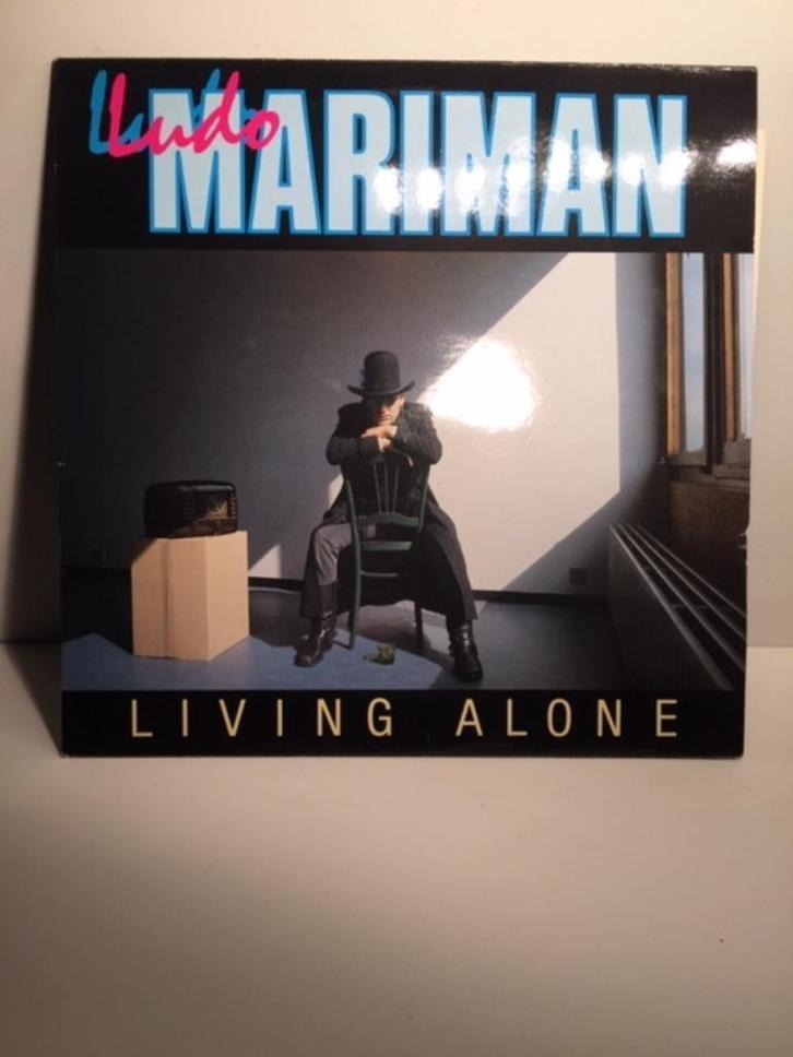LP - Ludo Mariman - Living Alone ( Vinyl ), Cd's en Dvd's, Vinyl | Rock, Zo goed als nieuw, Alternative, 12 inch, Ophalen of Verzenden