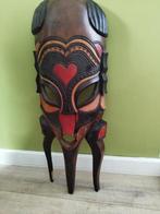 afrikaans masker hoogte 72 cm  breedte 26 cm, Ophalen
