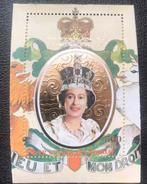 Postzegel Bladgoud Elisabeth II, Verzamelen, Nieuw, Ophalen of Verzenden, Postzegel(s) of Munt(en)