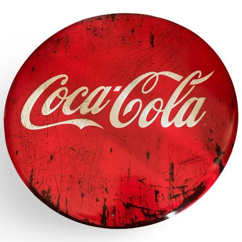Panneau d'affichage vintage en aluminium Coca-Cola, Collections, Marques & Objets publicitaires, Comme neuf, Panneau publicitaire