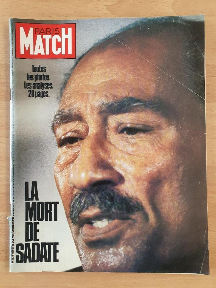 PARIJS WEDSTRIJD - DOOD VAN SADATE, Boeken, Tijdschriften en Kranten, Gelezen, Overige typen, Ophalen of Verzenden