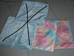 Set: 2 Dutch Decor sierkussen overtrekken, Ophalen of Verzenden, Zo goed als nieuw, Blauw, Vierkant