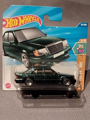 Hot wheels Mercedes benz 500E groen, Ophalen of Verzenden, Nieuw