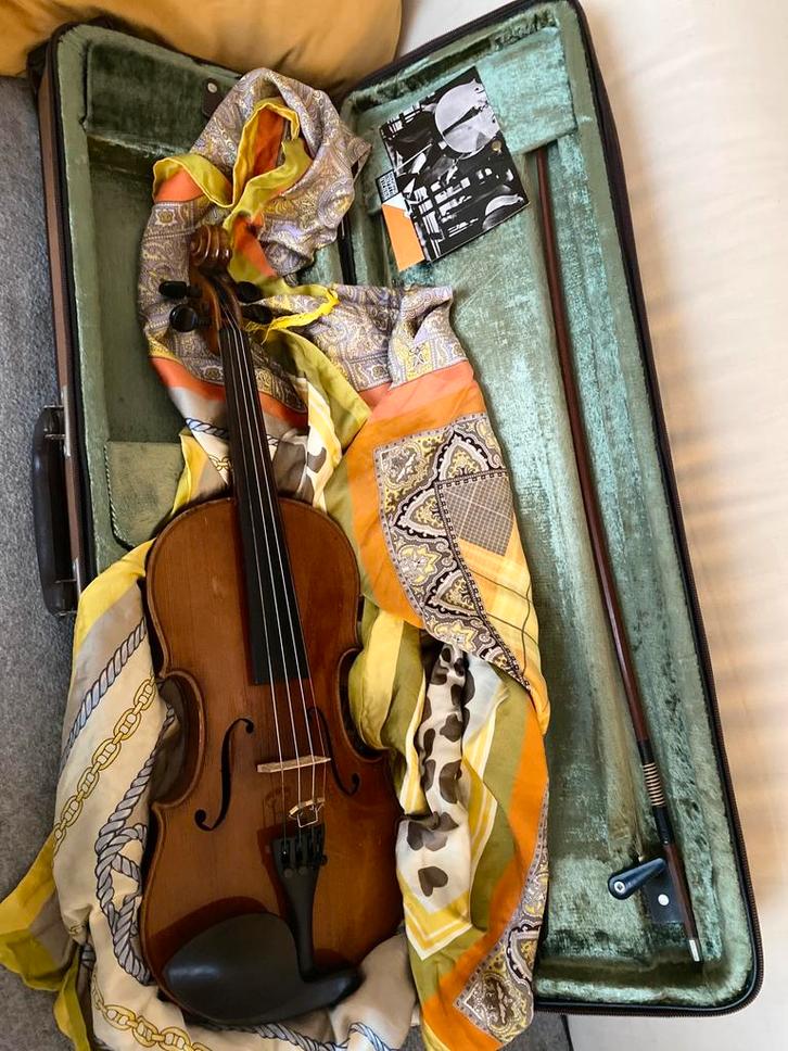 Prachtige viool te koop, Musique & Instruments, Instruments à cordes frottées | Violons & Altos, Utilisé, Violon, Violon 4/4, Avec valise