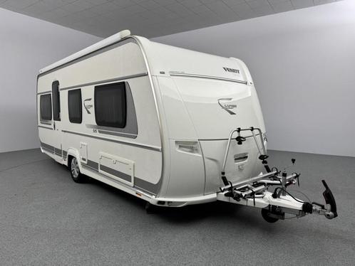 Fendt Saphir 515 SG Cassetteluifel Mover Fietsendrager, Caravans en Kamperen, Caravans, Rondzit, Fendt, 2 aparte bedden, 5 tot 6 meter