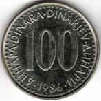 Joegoslavië : 100 Dinara 1986  KM#114  Ref 14297, Ophalen of Verzenden, Losse munt, Joegoslavië