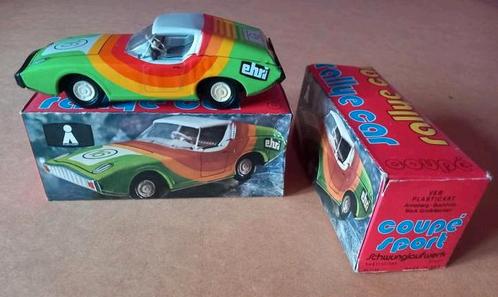 Blikken speelgoedauto rally car Saab Sonnett made in DDR MIB, Antiek en Kunst, Antiek | Speelgoed, Ophalen of Verzenden
