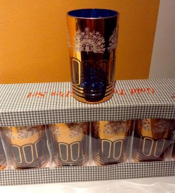 Vintage Dynasty Crown Gold theetumbler set van 6 stuks beschikbaar voor biedingen