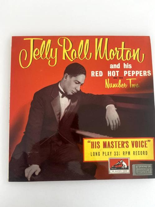 LP Jelly Roll Morton And His Red Hot Peppers And Trio Nr 2, CD & DVD, Vinyles | Jazz & Blues, Utilisé, Jazz, 1940 à 1960, Enlèvement ou Envoi