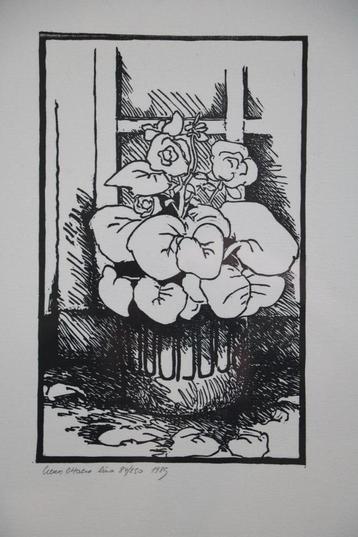 Lieven D'Haese - Linogravure - 1983
