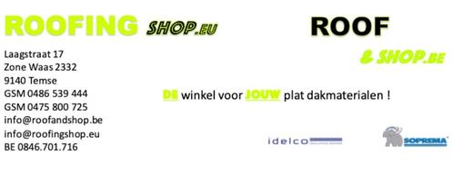 SOPREMA en BAUDER Roofing nergens goedkoper dan bij ons ,, Doe-het-zelf en Bouw, Dakpannen en Dakbedekking, Nieuw, Dakleer, Ophalen