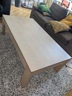 Houten salontafel, Huis en Inrichting, Ophalen, Gebruikt, 100 tot 150 cm, 50 tot 100 cm