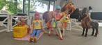 Barbie en Chelsea met paard en pony, Ophalen of Verzenden, Zo goed als nieuw, Barbie