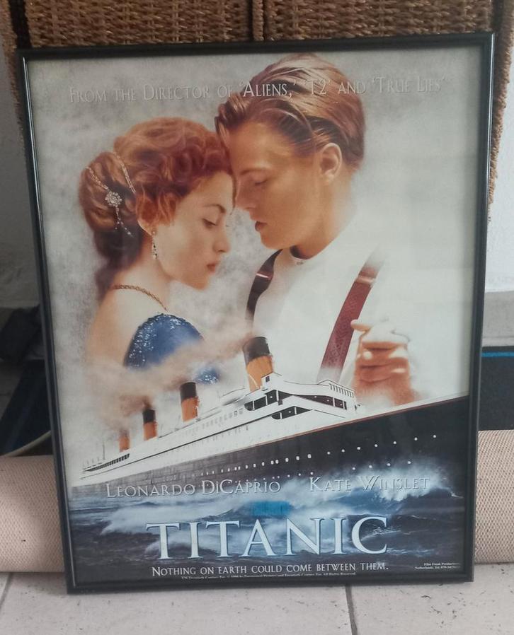 Filmposter titanic Leonardo DiCaprio/Kate Winslet, Antiek en Kunst, Kunst | Tekeningen en Fotografie, Ophalen