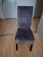 8 stoelen voor €50, Ophalen, Gebruikt, Bruin, Stof