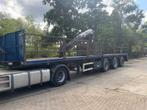 1995 Floor Flo-17-30H Oplegger met HIAB kraan, Auto's, Overige brandstoffen, Bedrijf, Aanhangers en Opleggers, Te koop
