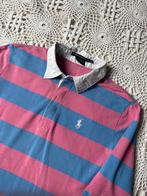Ralph Lauren rugby polo – roze-blauw pink blue – XS, Blauw, Ralph Lauren, Ophalen of Verzenden, Zo goed als nieuw