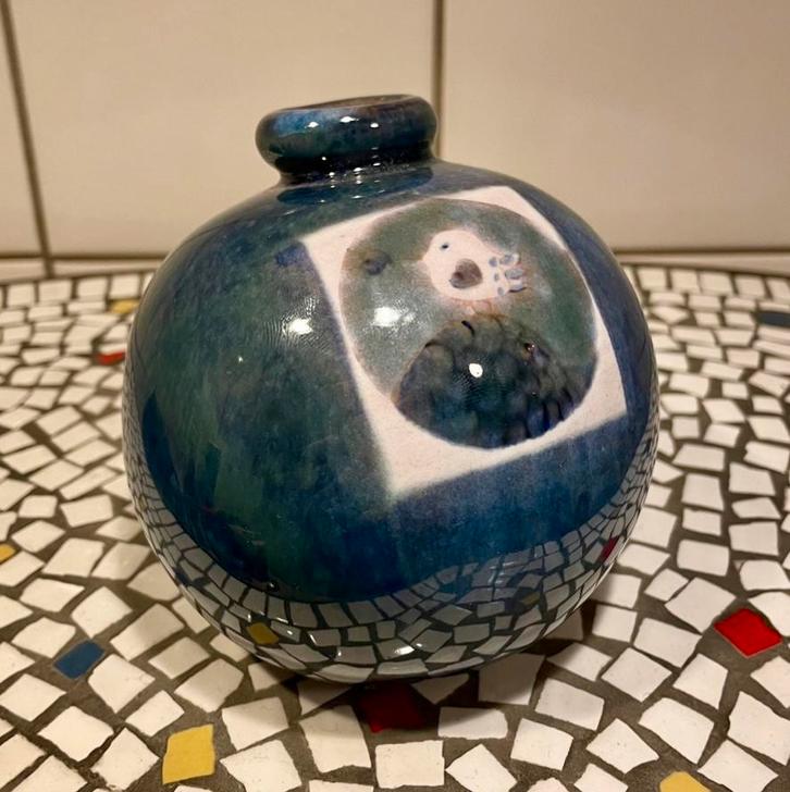Vase boule Cloutier, Antiek en Kunst, Antiek | Vazen, Verzenden