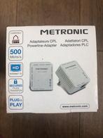 Metronic NetPlugs 500 CPL adapter, Informatique & Logiciels, Amplificateurs wifi, Metronic, Envoi, Neuf