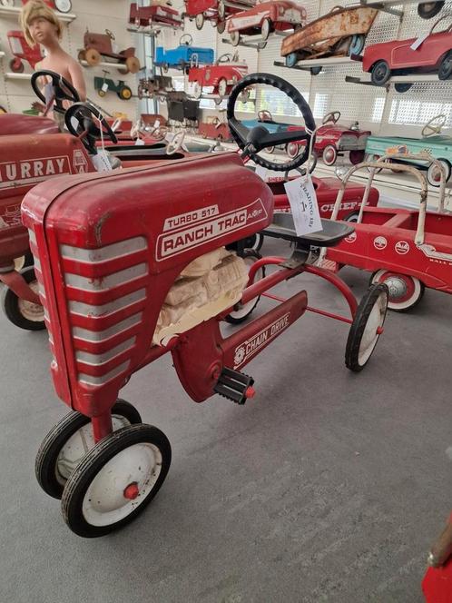 Amf metalen traptractor 60 jaren, Antiek en Kunst, Antiek | Speelgoed, Ophalen