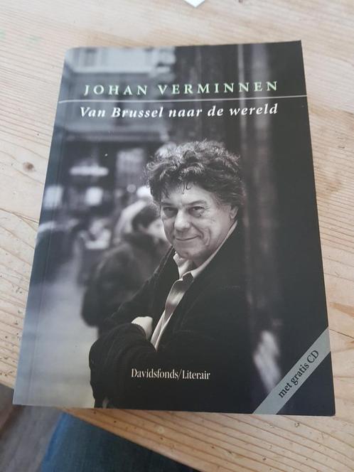 Johan Verminnen - Van Brussel naar de wereld. Met CD, Boeken, Literatuur, Zo goed als nieuw, Ophalen of Verzenden