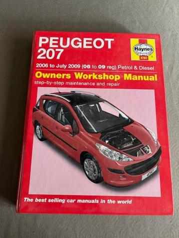Haynes Peugeot 207 technisch boek
