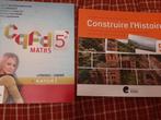 Cqfd maths et construire l'histoire 5ème secondaire Neufs, Boeken, Schoolboeken, ASO, Erasme, Geschiedenis, Nieuw